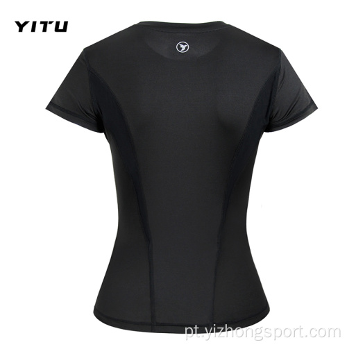 T-Shirt Wicking Dry Fit Feminina justa